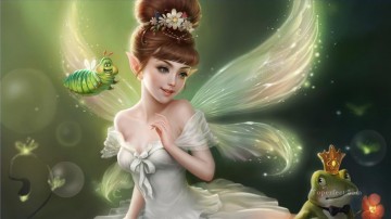 Litle Fairy Fantasy Oil Paintings